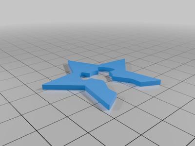 star shaped guitar clip 
