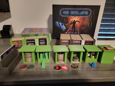 No Escape Board Game Insert and Grid