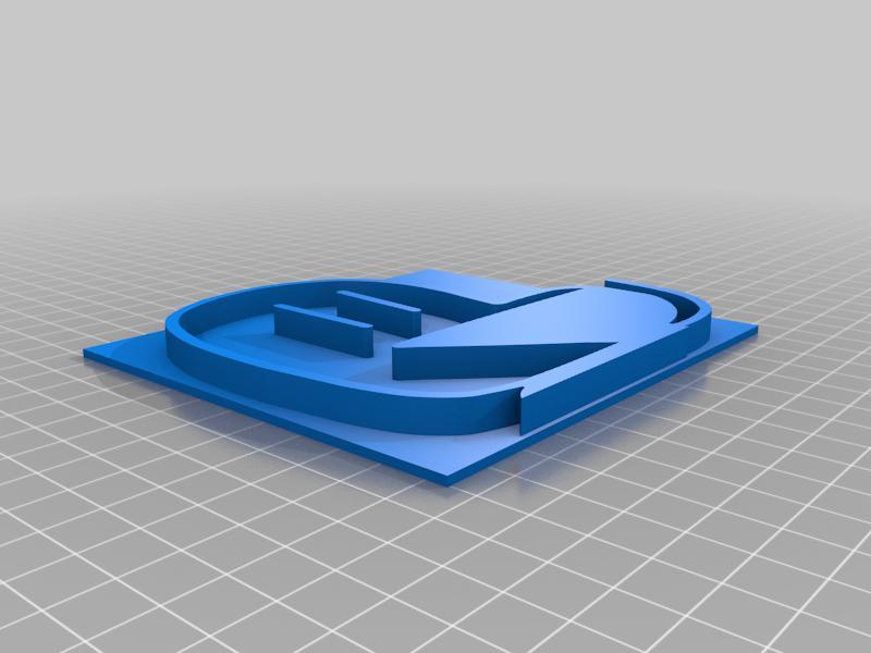 Joe Logo 3D (With Platform)