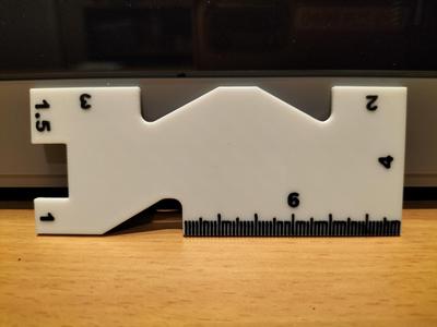 Sewing Ruler - Metric (Dimensionally accurate)