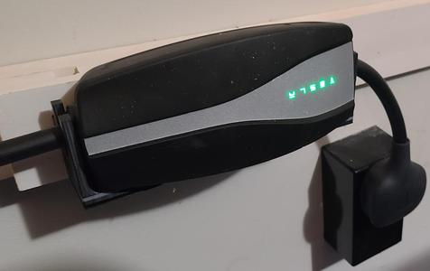 Tesla home charger bracket