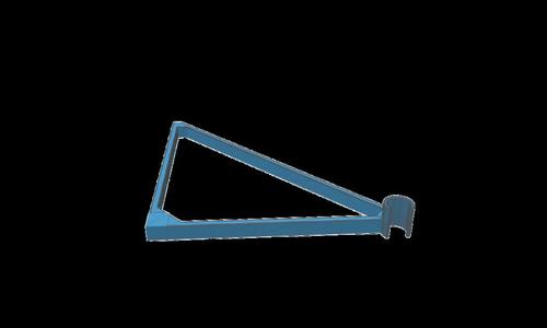 SUpport for wire racks with 1in risers