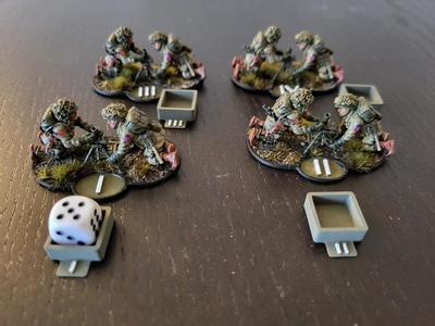 Bolt action light mortar base and marker