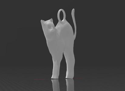 Pendiente gato / cat penchant