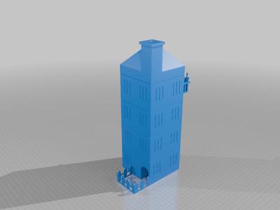 modular House Dice tower No glue needed