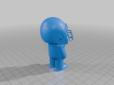 Red foot ball player