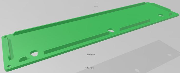 Carcasa para reloj panel led 8x32