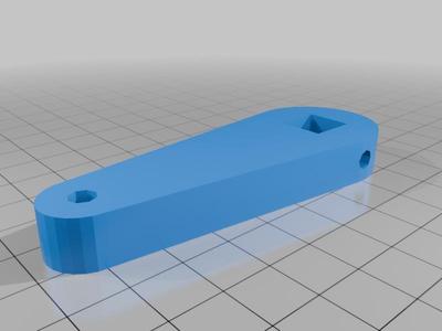 Toilet cistern flush lever arm 