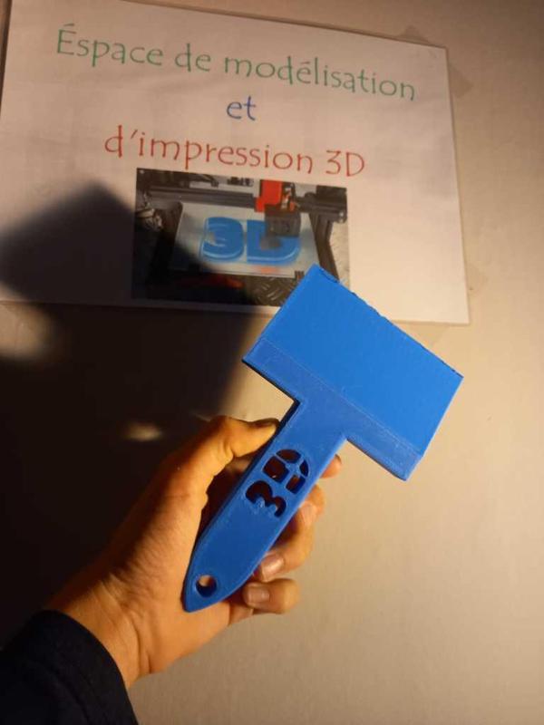 Raclette/Scarper a objets 3D