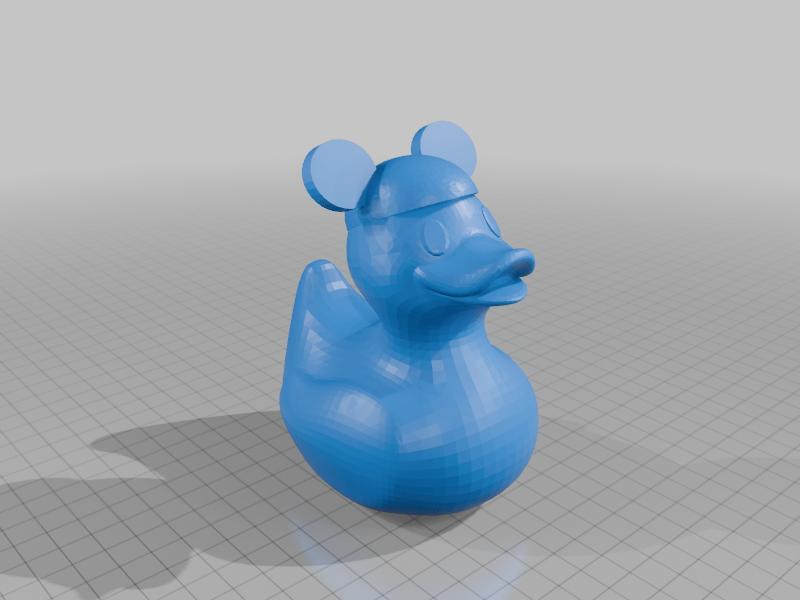 Disney Mickey Mouse Hat Rubber Duck 