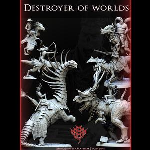 Destroyer of worlds (MMM Stat Blocks, encounter, lore, and map)
