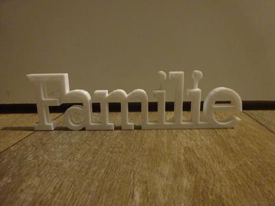 "Familie" Aufsteller