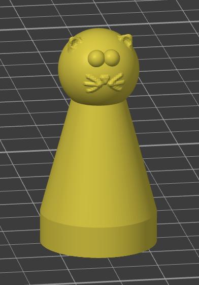 Boardgame Figure Cat