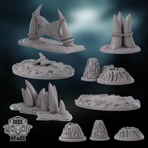 Dino Scatter Terrain (pre-supported)