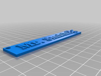Mr smith keychain 2