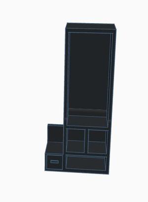 Miniature/doll closet+small seating area