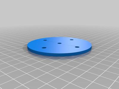 3 x 3 Round Magnetic Base