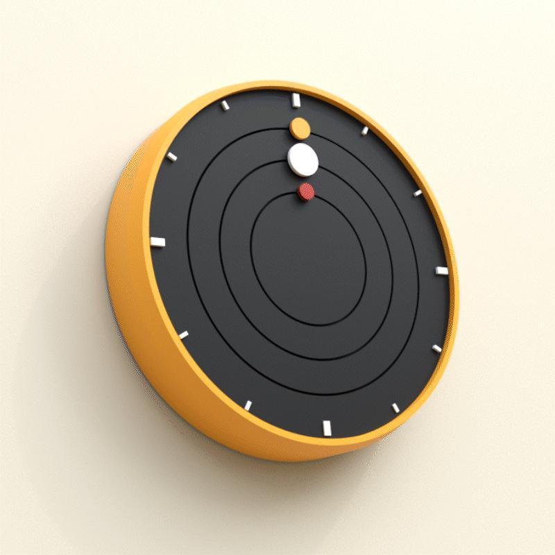 WALL ORBITAL CLOCK VERSION 2.0