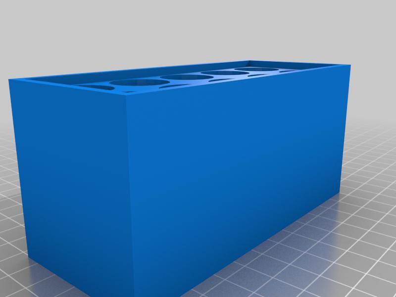 PET bottle ice "cube" tray