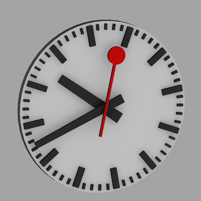 Swiss Railway Clock / SBB Bahnhofsuhr