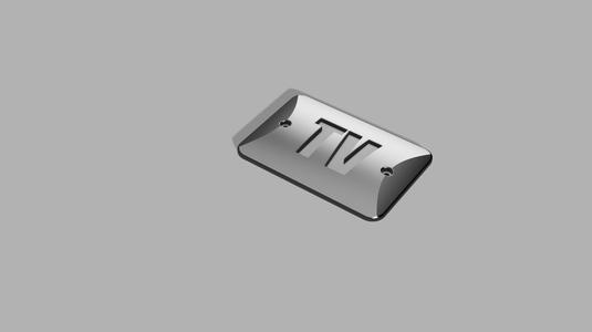 3-module wall box cover plate