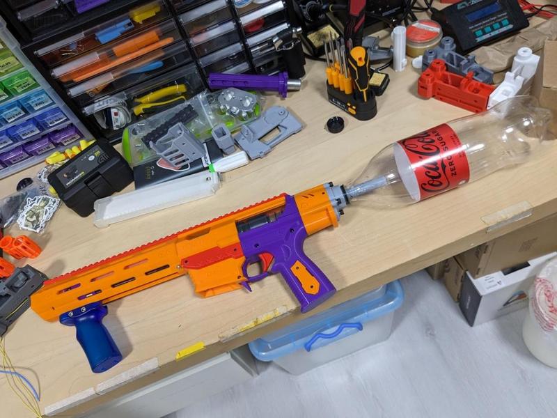 Soda bottle stock for SBL blaster by GavinFuzzy