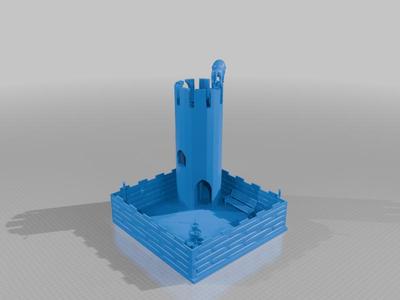 lion dice tower