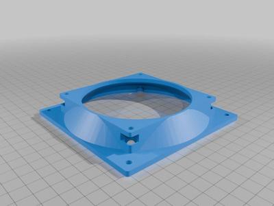 CPU fan 92mm to 120mm fan adapter 