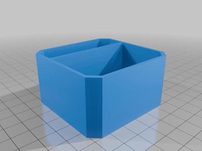 Divider for tool organizer 2 compartments of different sizes