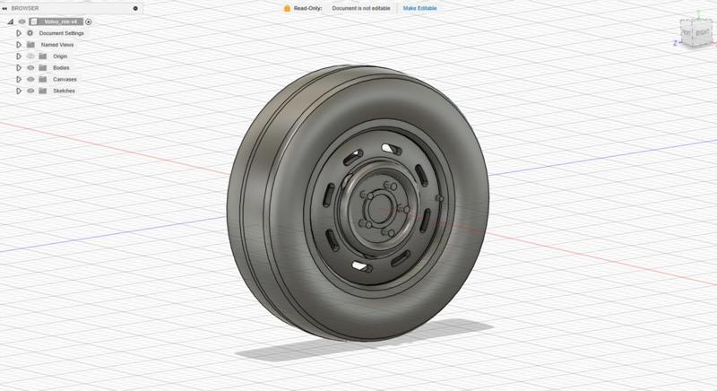 Steel Rims without hubcap for Volvo