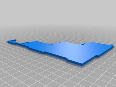 Improved Center Support Bottom for Modular Hobby Paint Rack