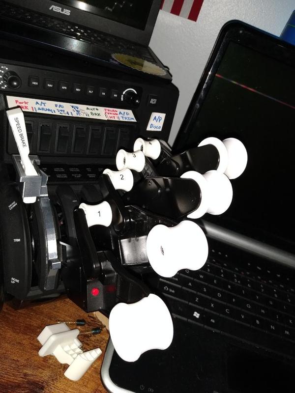 Honeycomb Bravo 747 handle