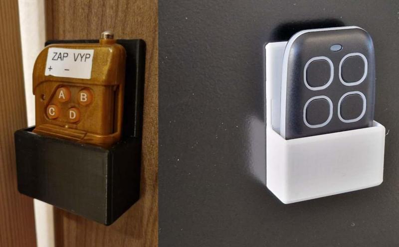 garage remote control holder