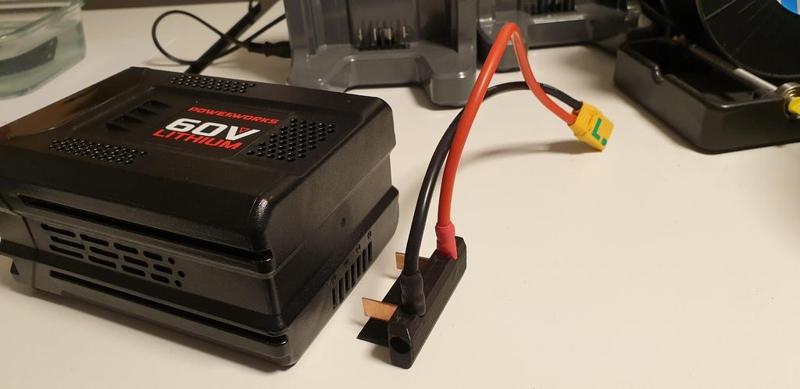 Powerworks battery connector