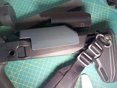 Cheek riser for Magpul Zhukov-S AK stock