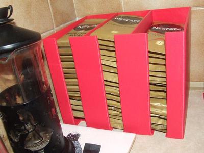 Coffee storage/dispenser box