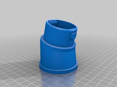 Bosch GCM12SD Miter saw to 2.5" hose adapter