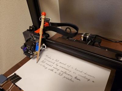 ender3 s1 pen holder