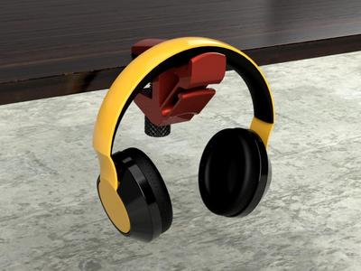 Headphones Support for Desk/Shelf
