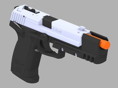 Rubber Band Gun - Lara Croft's HK