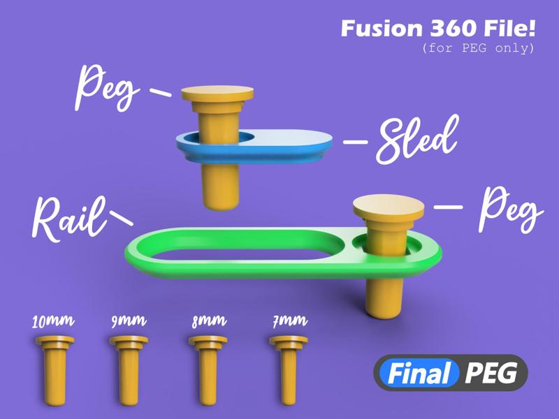 Final PEG - A Laser Honeycomb Accessory