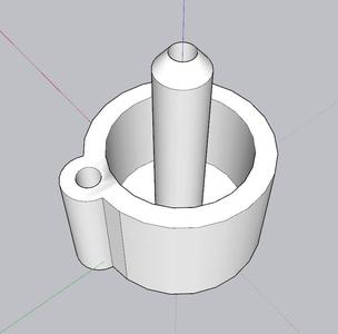 RCA temporary male plug