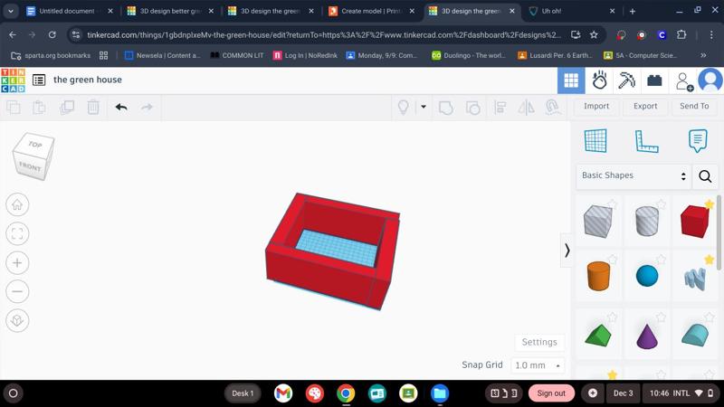 green house in parts three parts to it