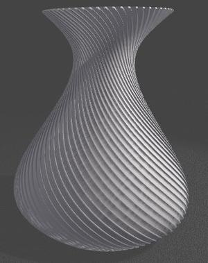 Christmas vase