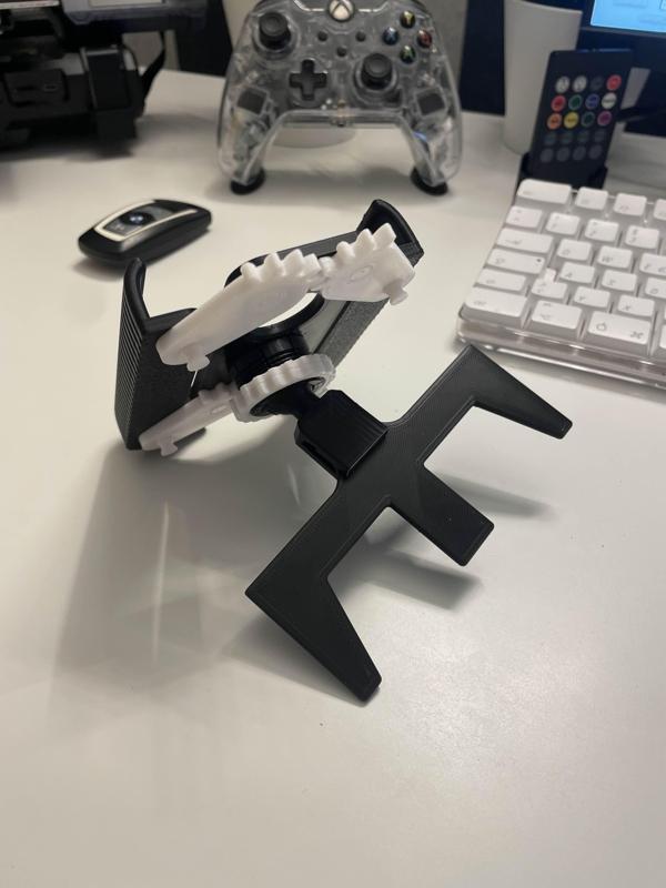 CD player adapter for car phone holder