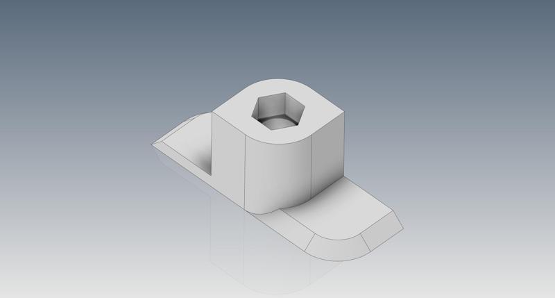 acoustic panel wall mount insert M4