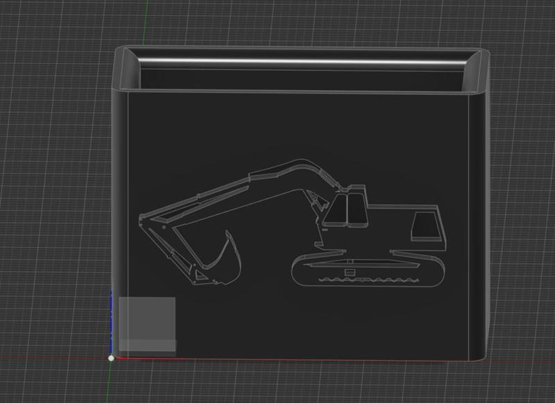 Zippo Lighter Case Excavator