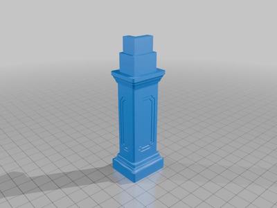 Pillar for "Vietnam Style Bonsai Pot from The Bonsai Zone"