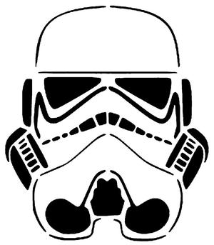 Storm Trooper stencil