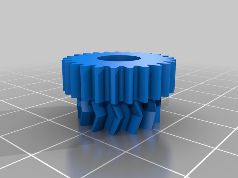 Herringbone Gears for SR Viper RC Snowmobile